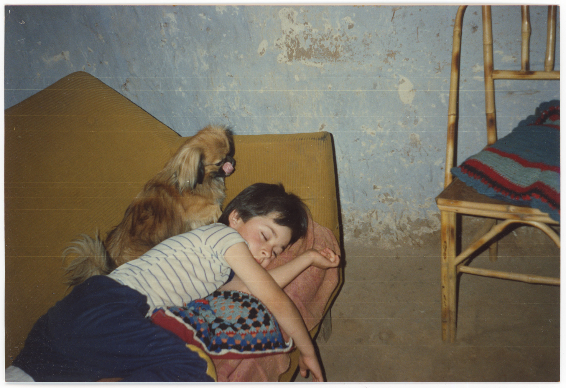 Fotografía De Aldo Villaseca Durmiendo.